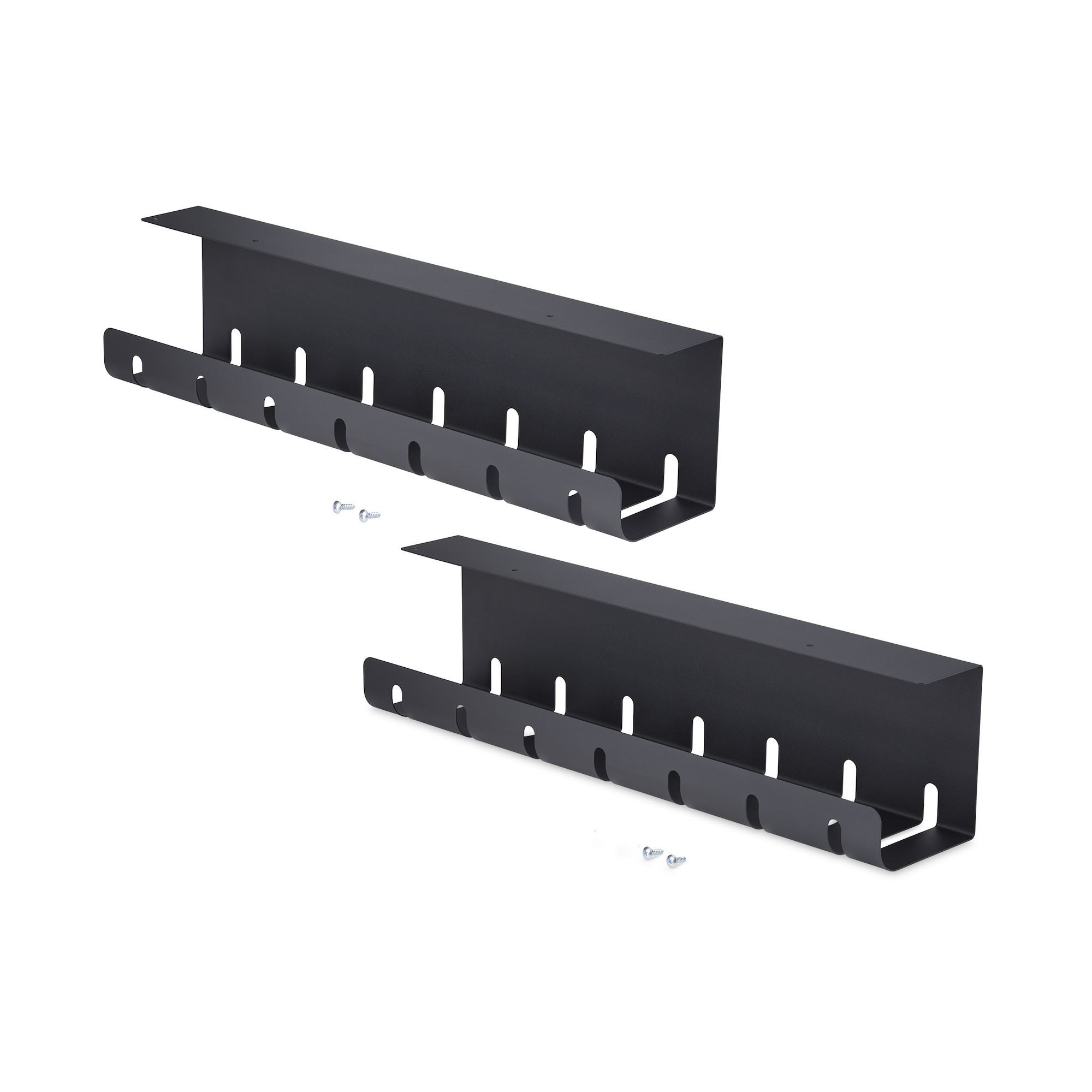 StarTech.com Under Desk Cable Management Tray Black StarTech.com — view 2
