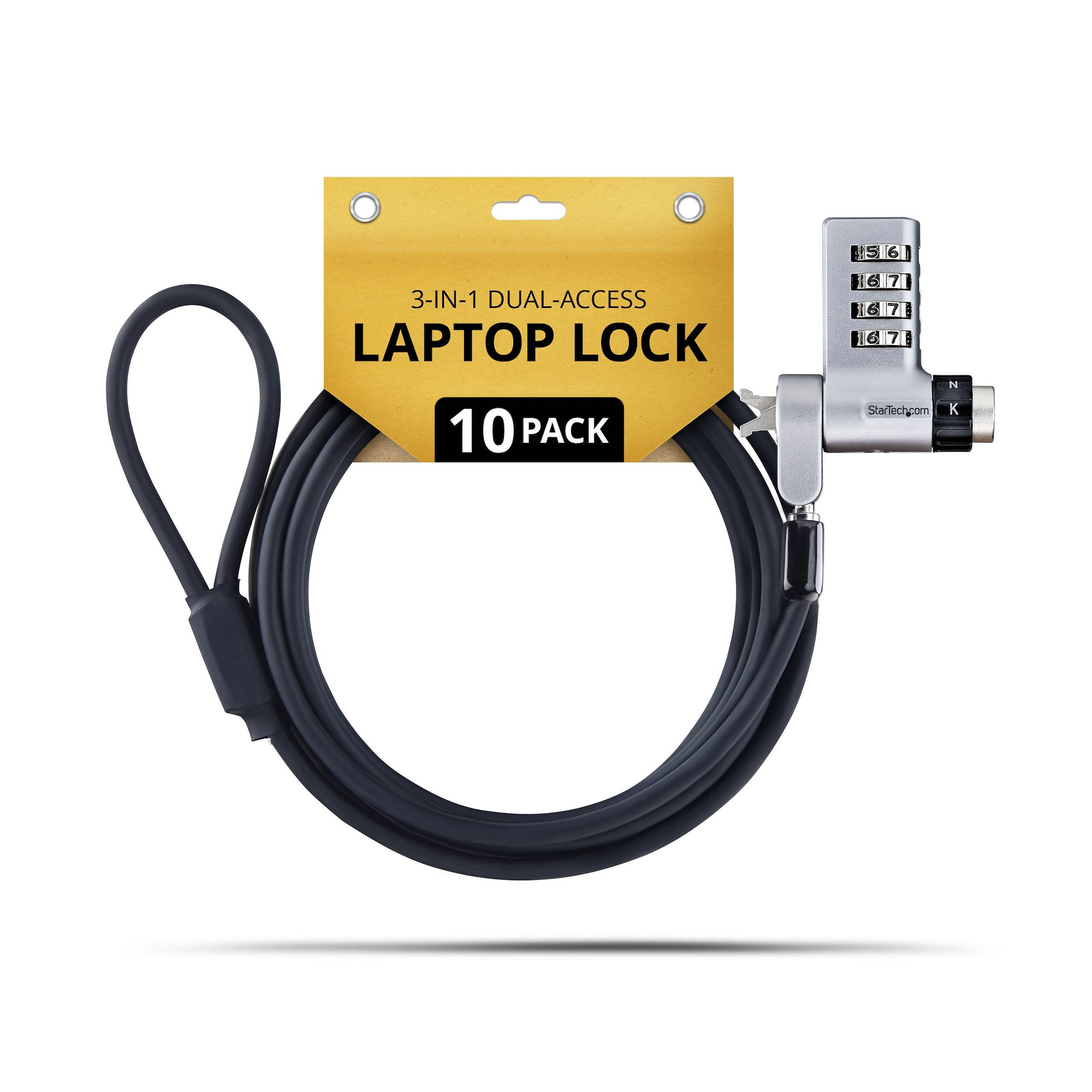 StarTech.com 10-Pack 3-in-1 Dual-Access Laptop Lock StarTech.com — view 2