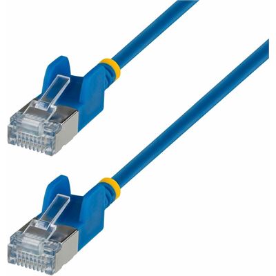 2m Black Ultra Slim CAT6a Cable StarTech.com — view 2