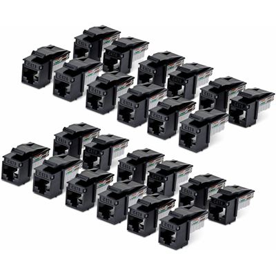 Cat6 Keystone Jack 24-Pack 90-Deg 110 StarTech.com — view 2
