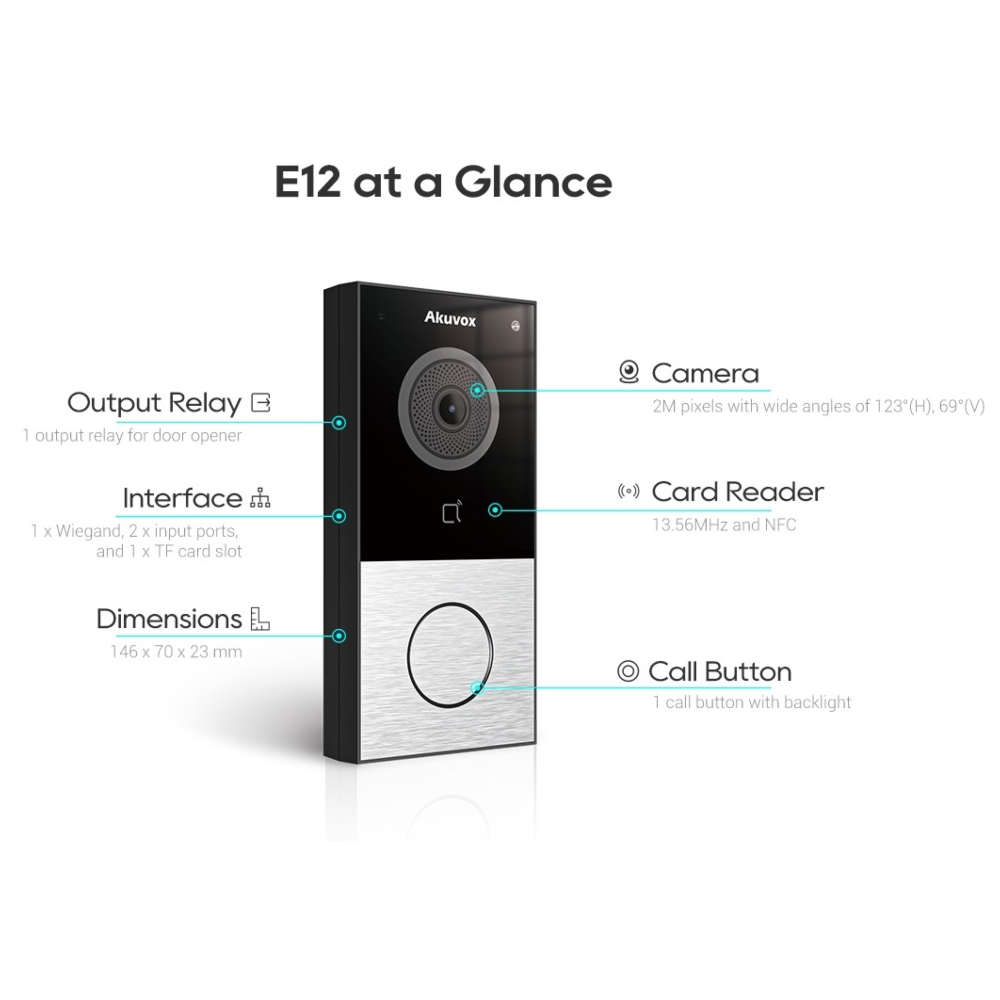 Akuvox E12W-S Akuvox — view 3