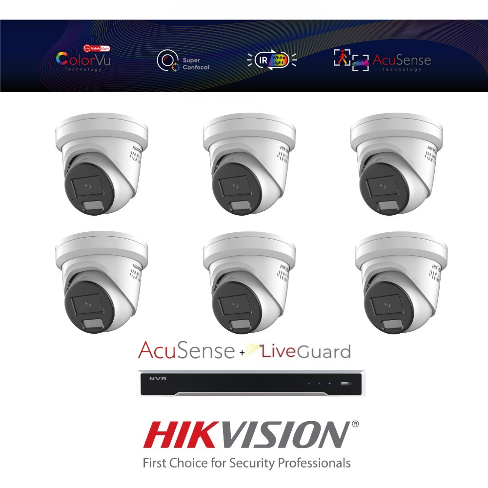 Hikvision HIK6MPCVADIPCCTVKIT3 Hikvision — view 2