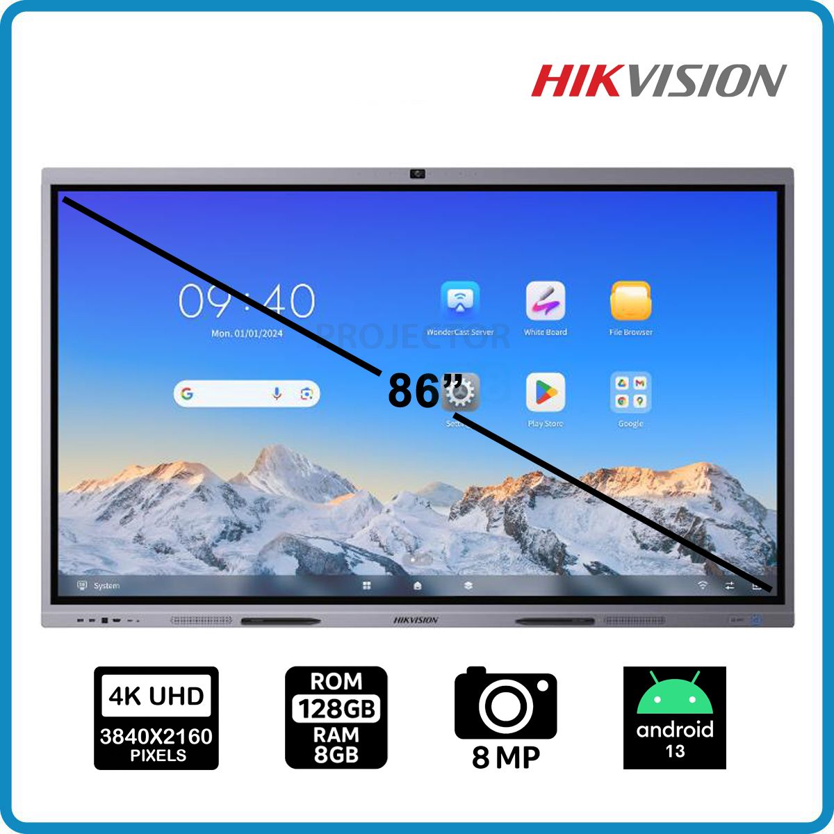 Hikvision DS-D5C86RB/B Hikvision — view 3