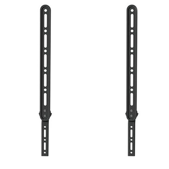 BRATECK Universal Sound Bar Wall Bracket. Attaches to VESA holes of Brateck — view 2