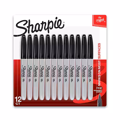 Sharpie Fine Point Permanent Marker Black 1812419 Sharpie — view 2