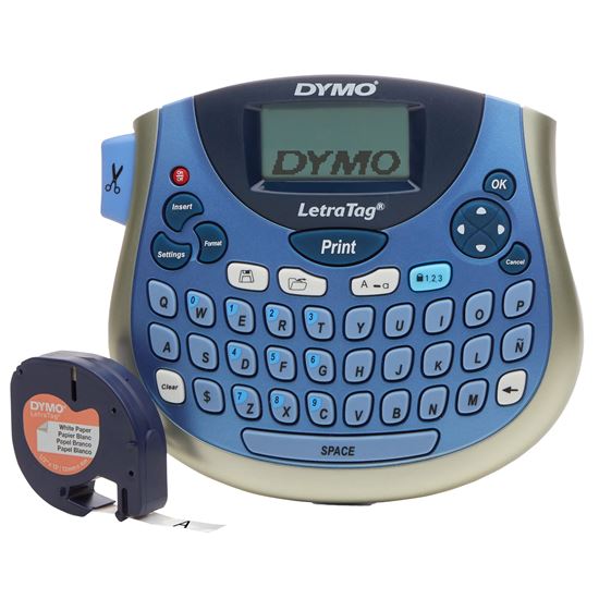 Dymo LetraTag 100T Tabletop labeller  Blue Dymo — view 1