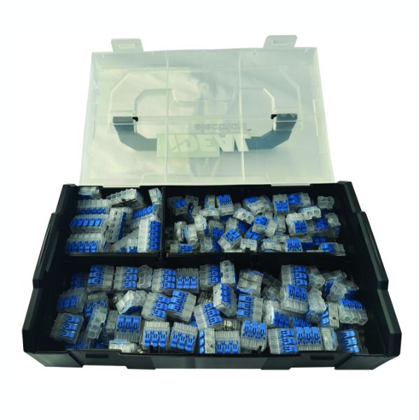 225 Piece 4mm Kit Containing 100x 2 & 3-Port & 25x 5-Port IDEAL INDUSTRIES — view 2