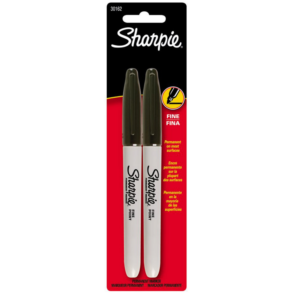 Sharpie Fine Point Permanent Marker Black - Blister  of 2 Sharpie — view 2