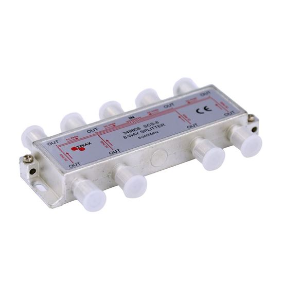 TRIAX RF 8-Way Splitter 5-2400MHz. All ports power pass - diode Triax — view 2