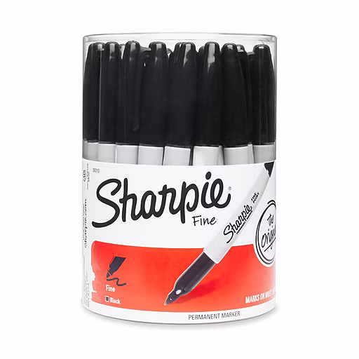Sharpie Fine Point Black Permanent Marker in Canister. Pack of 36 Sharpie — view 2