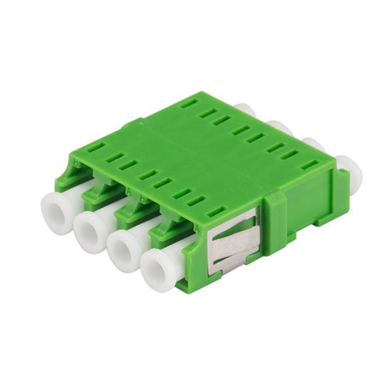 DYNAMIX Adapter LCA Quad SM Green Flangeless, Zirconia Ceramic Sleeve Dynamix — view 2