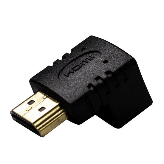 DYNAMIX HDMI Up Angled Adapter High-Speed with Ethernet Gold Dynamix — view 2