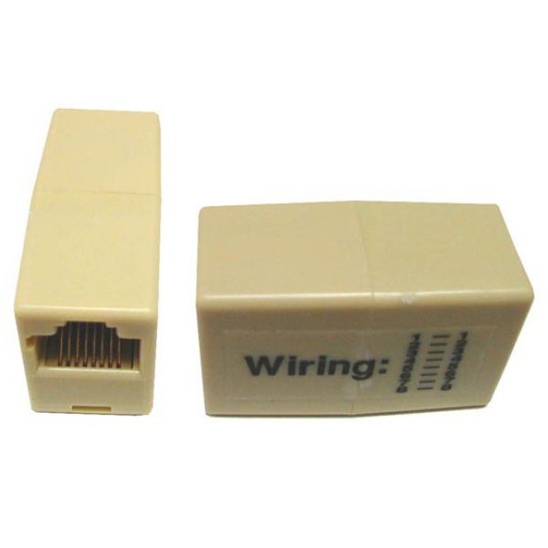 Voice Rated RJ11/RJ12 6x Conductor 2-Way Joiner (2 Sockets - Beige) Dynamix — view 2