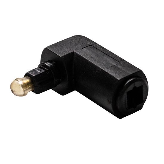 DYNAMIX TosLink Right Angled Fibre Optic Audio Male Female Adapter. Dynamix — view 2