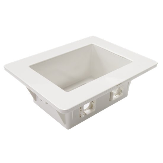 DYNAMIX Recessed Wall Box with 2x AMDEX style outlets and 1x GPO Dynamix — view 2