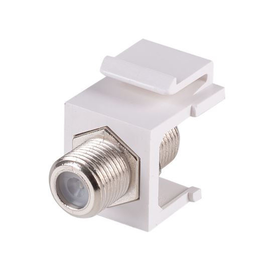 DYNAMIX F to F Keystone Adapter Female Connectors on the Front and Dynamix — view 2