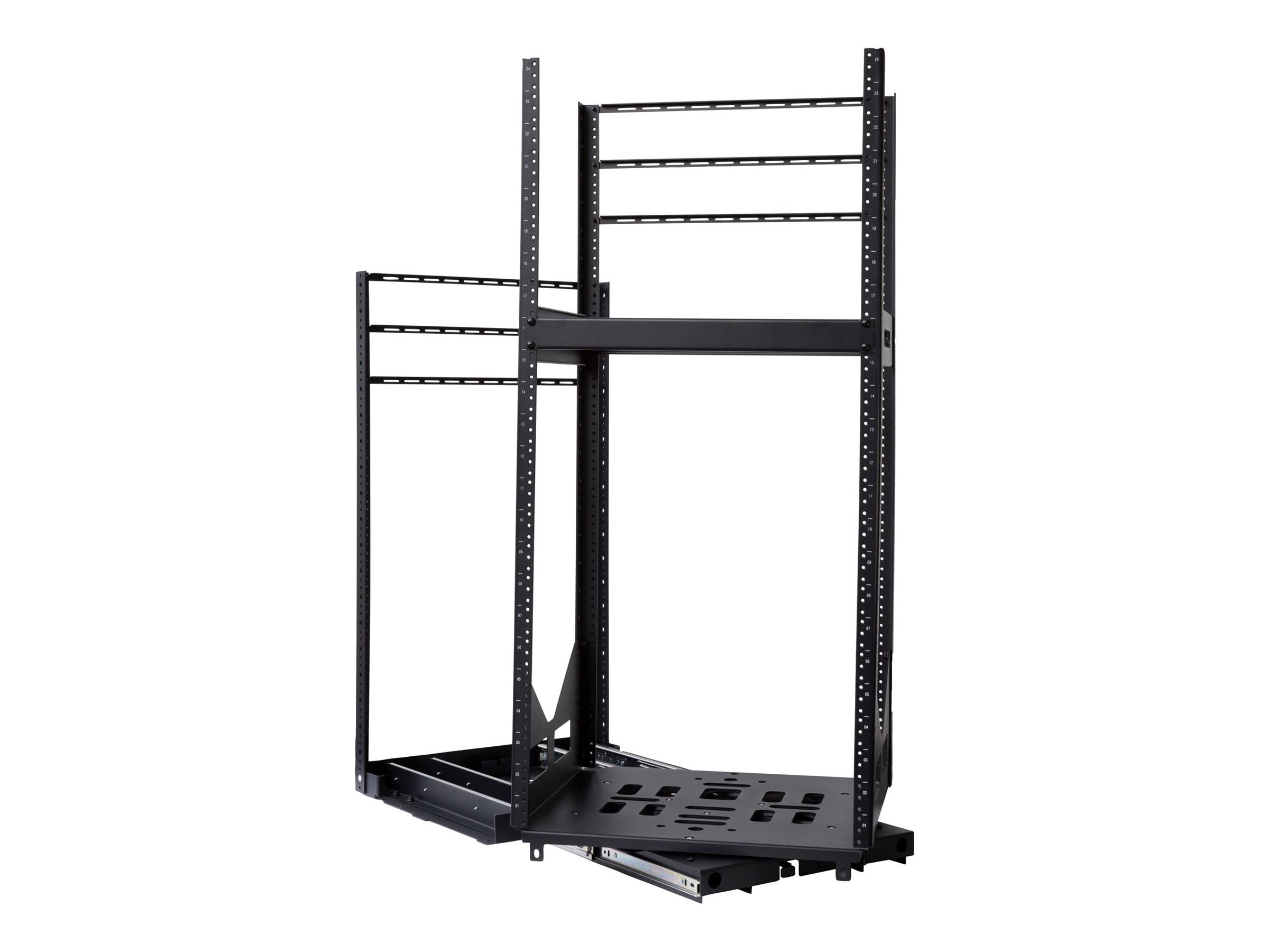 DYNAMIX 19' 24U Rotary Rack. Rotation Angles of  45 & 90 Allow Dynamix — view 2