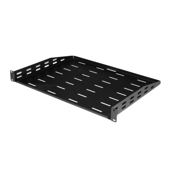DYNAMIX AV Rack 1RU Cantilever Shelf with vented holes and Dynamix — view 2