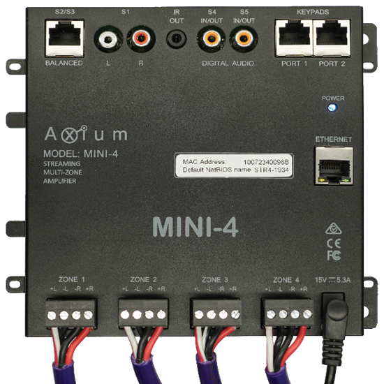 AXIUM MINI 4 Multiroom / Streaming Amplifier, 4 POWERED ZONES Axium — view 2
