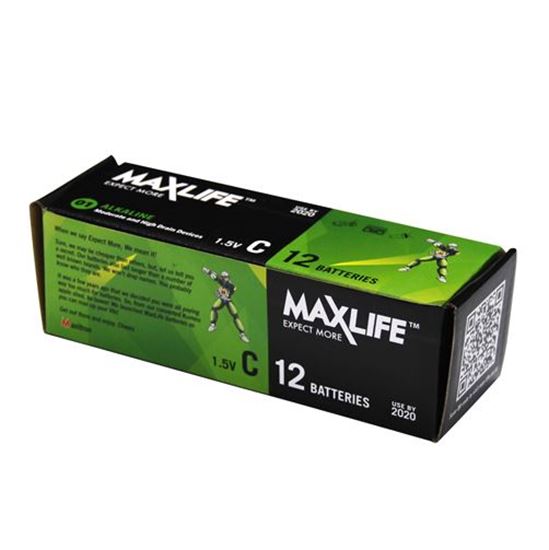 MAXLIFE C Alkaline Battery 12 Batteries Per  Pack Maxlife — view 2