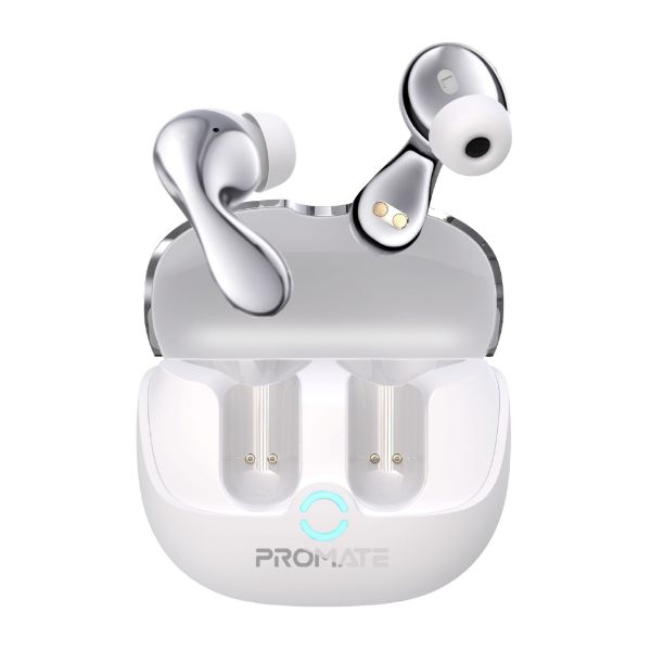 In-Ear HD Bluetooth Earbud Hybrid ANC TWS W/ Intellitouch 500mAh Recharging Battery Promate — view 2