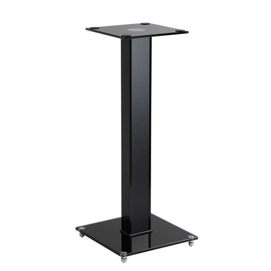 BRATECK 23.6 Aluminium/Glass Floor Standing BookShelf Speaker Stands. Brateck — view 2