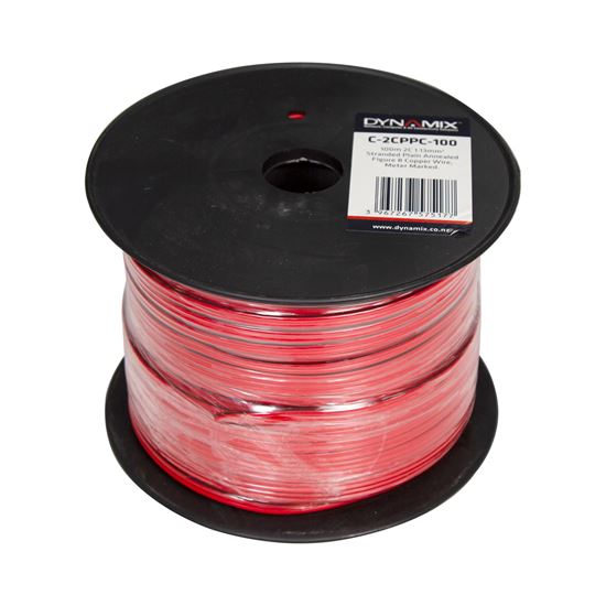 DYNAMIX 100m 2x Core 1.13mm Bare Copper, Red/Black Trace Figure 8x Dynamix — view 2