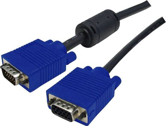 DYNAMIX 0.5m VESA DDC VGA Extension Cable Moulded. HDDB15 M/F Dynamix — view 2