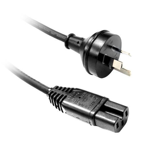 DYNAMIX 2M 3-Pin to Notched C15 Rubber Flex SAA Approved Power Dynamix — view 2