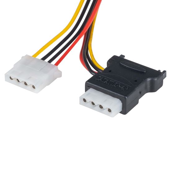 DYNAMIX Dual Port Serial ATA Power Splitter Cable, Converts Dynamix — view 2