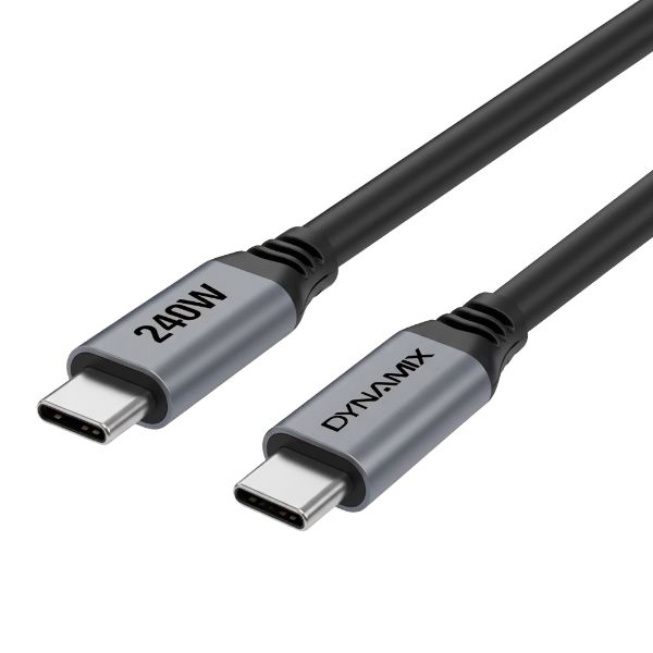 DYNAMIX 2m Premium USB-C 240W PD Fast Charge Data Cable - USB 2.0 Data Transfer Dynamix — view 1