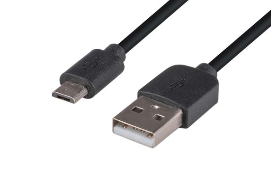 DYNAMIX 2m USB 2.0 Micro-B Male to USB-A Male Connectors. Dynamix — view 1