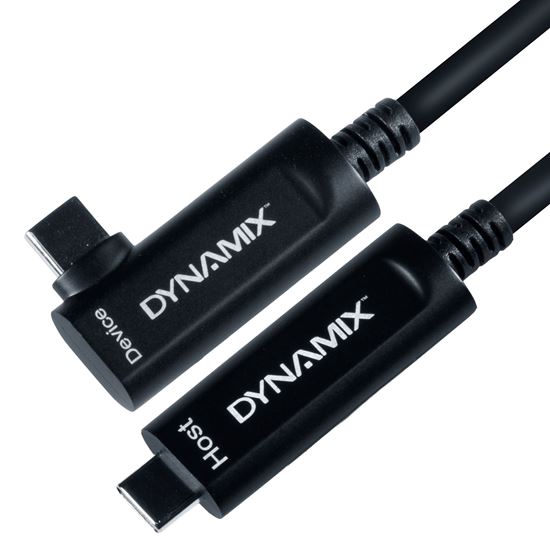 DYNAMIX 10M USB 3.2 Right-Angled Type C to C Hybrid Active Optical dynamix — view 2