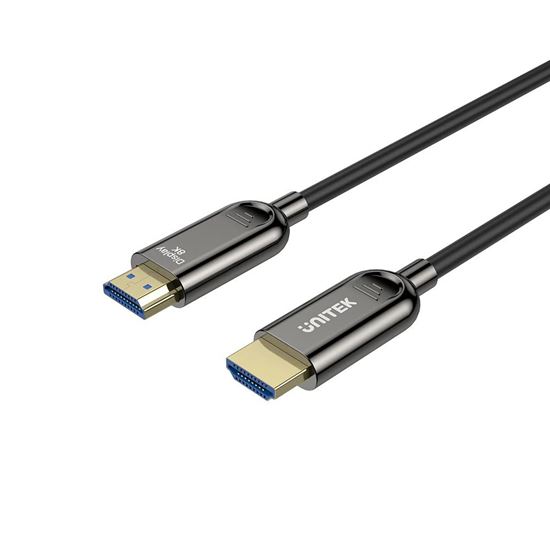 UNITEK 50M 8K HDMI Fiber Optic 2.1 Cable & Supports 48Gbps. Unitek — view 2