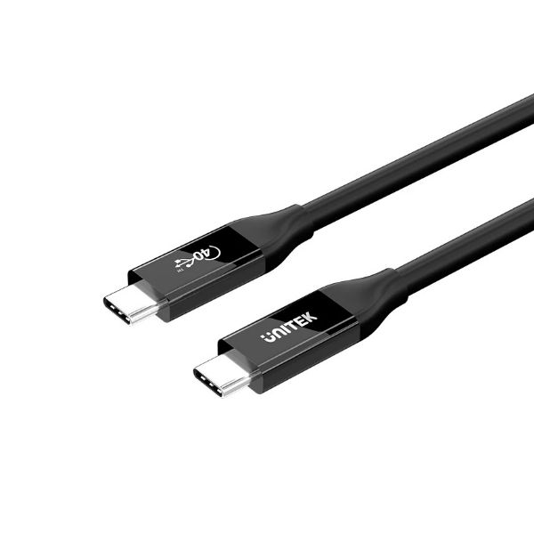 2m USB4 USB-C To USB-C Cable Supports Up To 40Gbps Transfer Up To 240W (48V/5A) & 8K@60Hz UNITEK — view 1