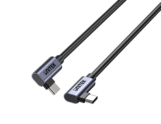 UNITEK 0.5m 100W Right Angle USB-C to Right Angle USB-C Cable. Unitek — view 2