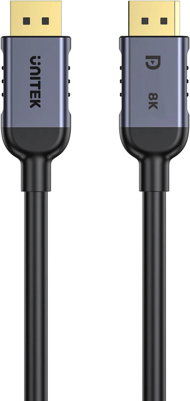 UNITEK 2m 8K DisplayPort V1.4 (UHD) Cable. Max Res 8K@60Hz. Unitek — view 2