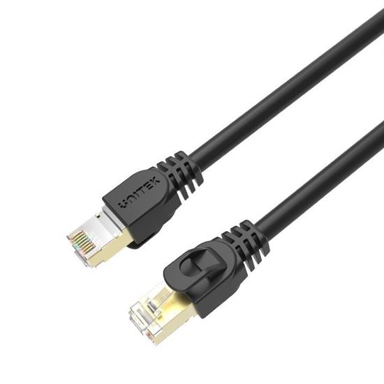UNITEK 10m CAT7 Black SSTP 26AWG Patch Lead in PVC Jacket. Unitek — view 2