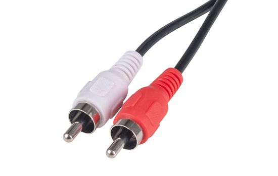 DYNAMIX 5m RCA Audio Cable 2 RCA to 2 RCA Plugs, Coloured Red & Dynamix — view 2