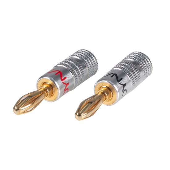 DYNAMIX Banana Plugs Gold Plated with Alloy Jacket, Max 14AWG Cable Dynamix — view 2