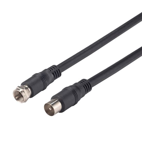 DYNAMIX 2m RF PAL Male to F-Type Male Coaxial Cable Dynamix — view 2