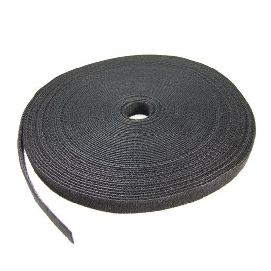 DYNAMIX Hook & Loop Roll 20m x 20mm dual sided, BLACK colour Dynamix — view 2