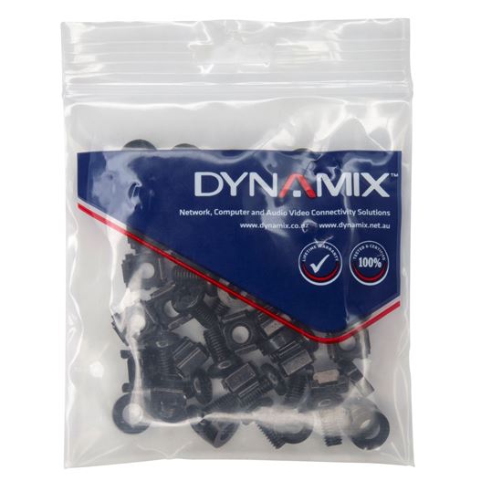 DYNAMIX 30pc Pack, 3 Piece Cage Nut, Black M6*15mm. Dynamix — view 2