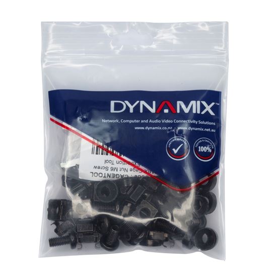 DYNAMIX 30pc Pack, 3 Piece Cage Nut, Black M6*15mm. Includes Dynamix — view 2