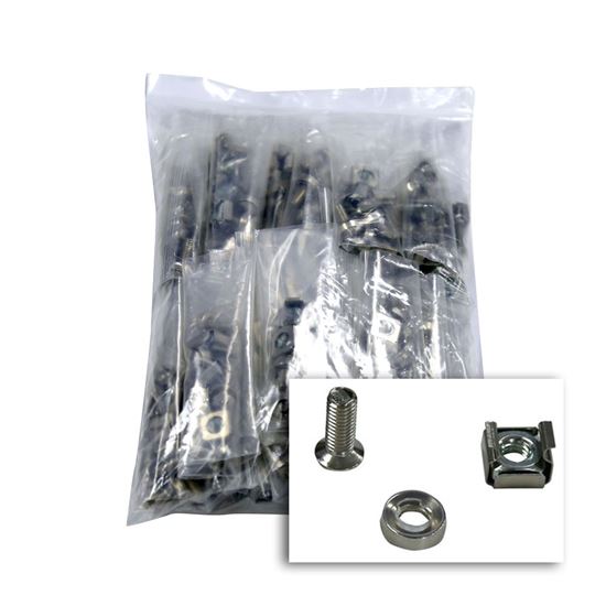 DYNAMIX 100pc Pack, 3 Piece Cage Nut, (4x Cage Nuts per Bag) M6, Dynamix — view 2