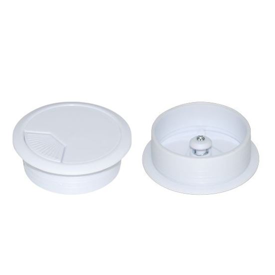 DYNAMIX 60mm Round Desk Grommet. Easily & Neatly Store your Power, Dynamix — view 2