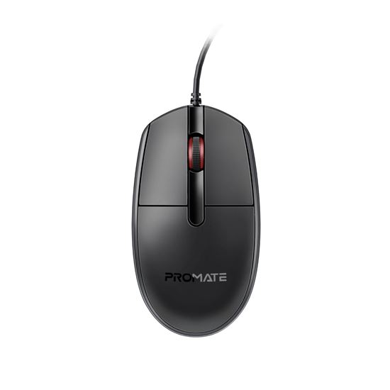 PROMATE 3-Button Wired Optical Mouse with 1200dpi. Promate — view 2