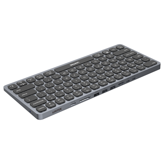 UNITEK 9-in-1 Hub with Keyboard. Back Light & Ergonomic Design. Unitek — view 2