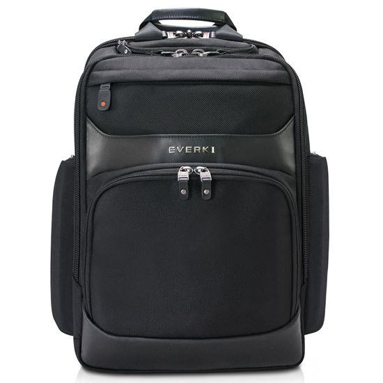 EVERKI Onyx Black Laptop Backpack Up to 17.3". Travel Friendly, Everki — view 2