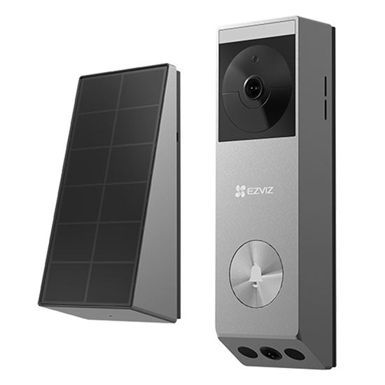 EZVIZ Video Doorbell with Built-in Battery & Solar Panel. ezviz — view 2